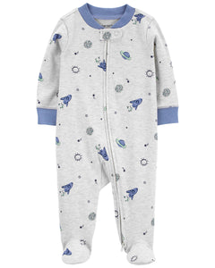 Carter's Baby Boy Space 2-Way Zip Coverall Sleep & Play