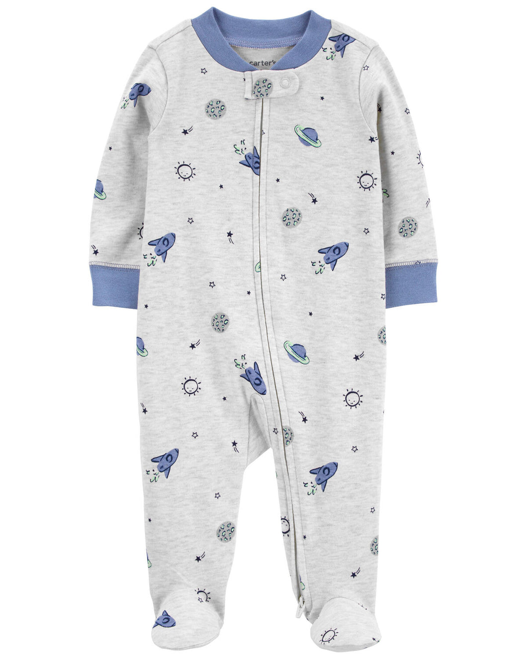 Carter's Baby Boy Space 2-Way Zip Coverall Sleep & Play