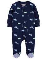 Carter's Baby Boy Dino 2-Way Zip Coverall Sleep & Play