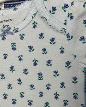 Cargar imagen en el visor de la galería, Carter&#39;s 5pc Baby Girl Blue Butterfly Print Bodysuit Set
