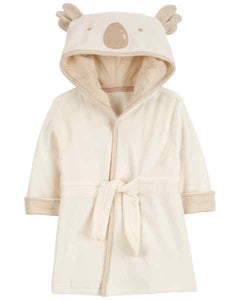 Carter's Baby Neutral Ivory Koala Bath Robe