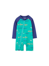 Load image into Gallery viewer, Carter&#39;s 1pc Baby Boy Fish Rashguard Swimwear
