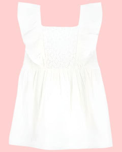 Carter's Baby Girl White Dress Set