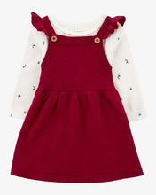 Cargar imagen en el visor de la galería, Carter&#39;s 2pc Baby Girl Christmas Bodysuit &amp; Jumper Set
