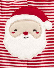 Load image into Gallery viewer, Carter&#39;s 2pc Baby Neutral Red My Very First Christmas Long-sleeve Bodysuit and Red Striped Santa Pants Set
