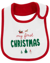 Load image into Gallery viewer, Carter&#39;s My First Christmas Bib
