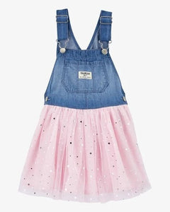 OshKosh Baby Girl Denim Sparkly Tutu Skirtall