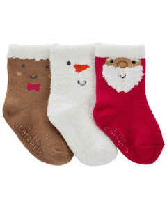 Carter's 3pk Baby Neutral Christmas Socks