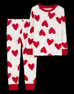 Carter's 2pc Baby Neutral Valentine Pajama Set