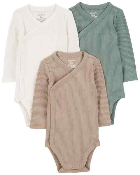 Carter's 3pc Baby Boy Side-Snap Bodysuits