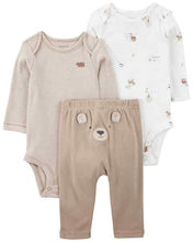 Cargar imagen en el visor de la galería, Carter&#39;s 3pc Baby Boy Bear Little Character Set
