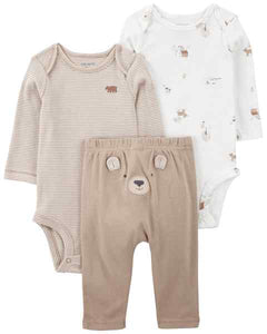 Carter's 3pc Baby Boy Bear Little Character Set