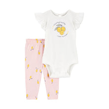 Load image into Gallery viewer, Carter&#39;s 2pc Baby Girl Mommy &amp; Daddy Bodysuit and Pants Set
