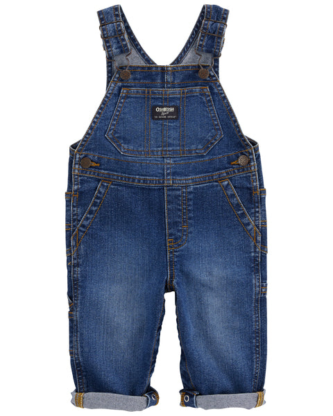 OshKosh Baby Boy Stretch Denim Overalls