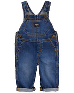 OshKosh Baby Boy Stretch Denim Overalls