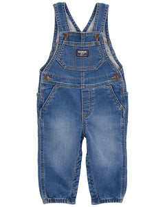 OshKosh Baby Boy Stretch Denim Overalls