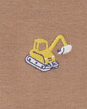 Carregar imagem no visualizador da galeria, Carter&#39;s 3pc Baby Boy Brown Construction Vehicles Set
