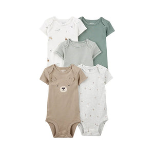 Carter's 5pc Baby Boy Bear Bodysuit Set