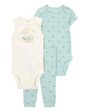 Carregar imagem no visualizador da galeria, Carter&#39;s 3pc Baby Boy Blue Car Set
