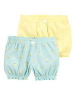 Purely Soft by Carter's 2pc Baby Girl Lemon Shorts Set