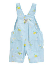 Carregar imagem no visualizador da galeria, OshKosh Baby Girl Blue Floral Shortalls
