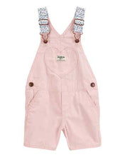Afbeelding in Gallery-weergave laden, OshKosh Baby Girl Pink Floral Straps Shortalls
