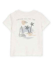 Cargar imagen en el visor de la galería, Carter&#39;s 3pc Baby Boy Chambray Shirt, White Tee and Khaki Shorts Set
