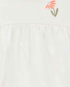 Carter's 2pc Baby Girl Orange Floral Set