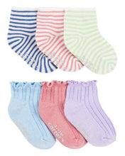 Load image into Gallery viewer, Carter&#39;s 6pk Baby Girl Socks
