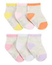 Load image into Gallery viewer, Carter&#39;s 6pk Baby Girl Socks
