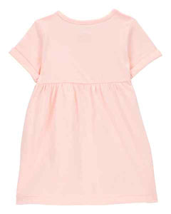 Carter's 2pc Baby Girl Coral Romper & Dress Set