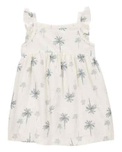 Afbeelding in Gallery-weergave laden, Carter&#39;s 2pc Baby Girl Romper &amp; Palm Tree Dress Set
