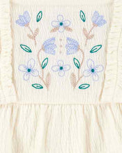 Afbeelding in Gallery-weergave laden, Carter&#39;s Baby Girl White Flower Sunsuit
