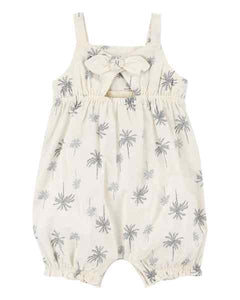 Carter's Baby Girl Palm Tree Print Romper