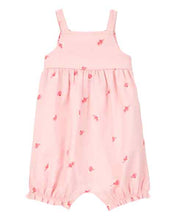 Afbeelding in Gallery-weergave laden, Carter&#39;s Baby Girl Pink Bird Print Romper

