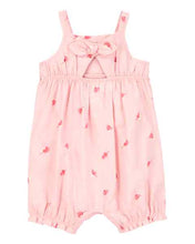 Afbeelding in Gallery-weergave laden, Carter&#39;s Baby Girl Pink Bird Print Romper
