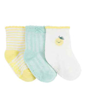 Load image into Gallery viewer, Carter&#39;s 3pk Baby Girl Socks
