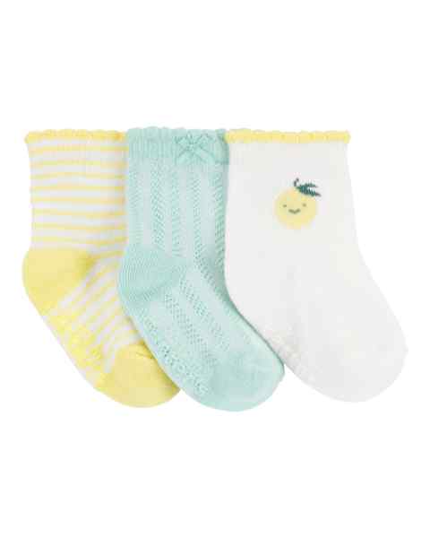 Carter's 3pk Baby Girl Socks