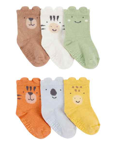 Carter's 6pk Baby Multi Animal Socks