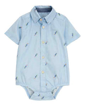 Carregar imagem no visualizador da galeria, OshKosh Baby Boy Blue Toucan Print Bodysuit Shirt
