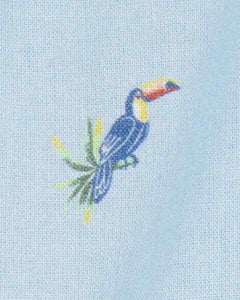 OshKosh Baby Boy Blue Toucan Print Bodysuit Shirt