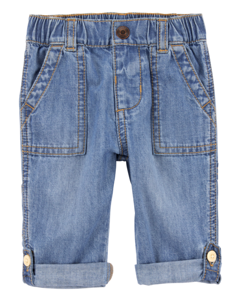 OshKosh Baby Boy Denim Fold-Up Pants