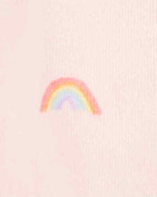 Load image into Gallery viewer, Carter&#39;s 2pc Baby Girl Rainbow Pink Romper/ Ivory Dress Set
