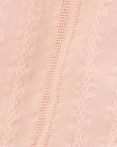 Carter's 3pc Baby Girl Pink Lace Trim Set