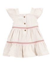 Carregar imagem no visualizador da galeria, Carter&#39;s Baby Girl Brown Tiered Dress Set
