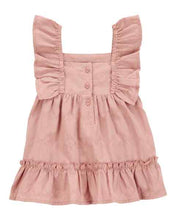 Carregar imagem no visualizador da galeria, Carter&#39;s Baby Girl Brown Dress Set
