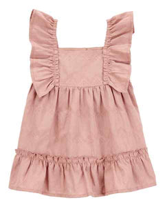 Carter's Baby Girl Brown Dress Set