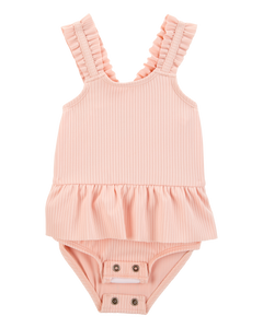 Carter's 2pc Baby Girl Swimsuit & Sun Hat Set