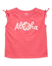 Cargar imagen en el visor de la galería, Carter&#39;s Baby Girl Orange Aloha Top
