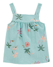 Cargar imagen en el visor de la galería, Carter&#39;s Baby Girl Blue Beach Vibes Top
